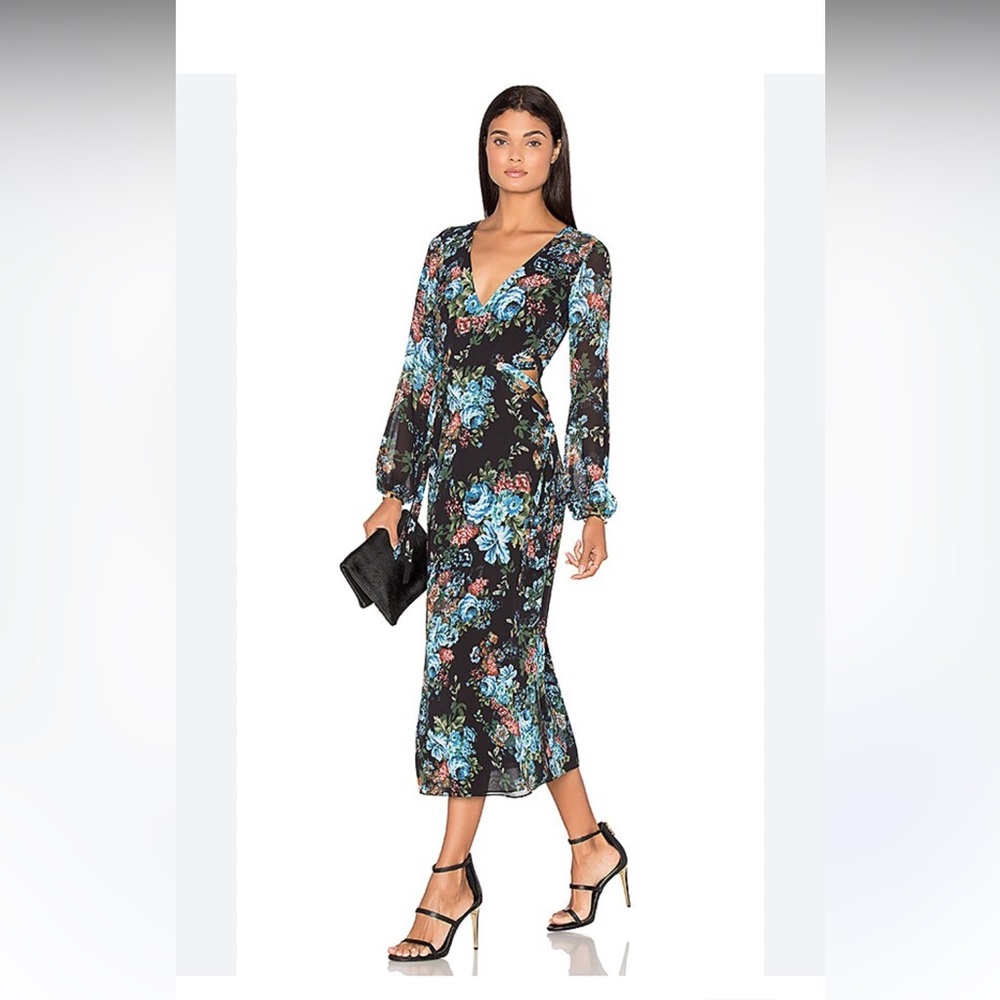 LPA Dress 10 in Antique Floral Revolve Size M